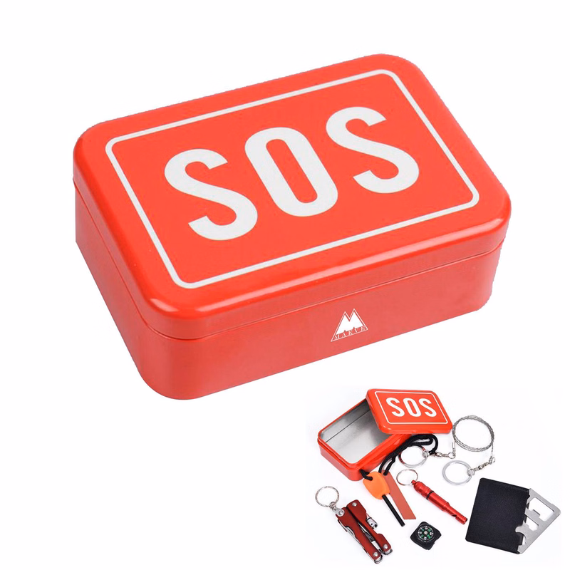Outdoor Hiking Sos Survival Tool Kit