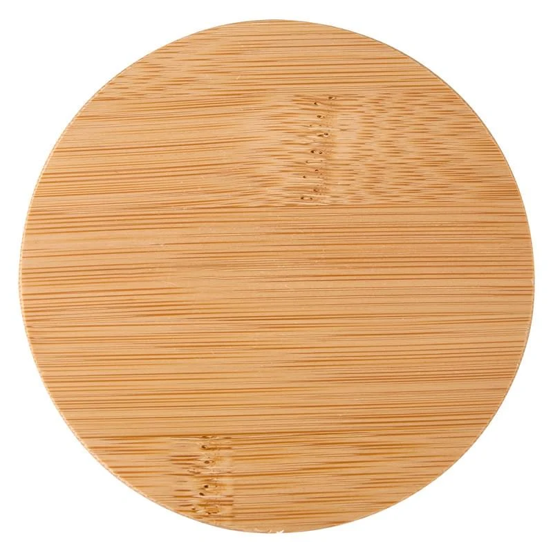 Bamboo Lid-Covered Glass Container 1