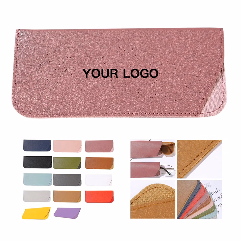Stylish PU Leather Glasses Case with Secure Structure