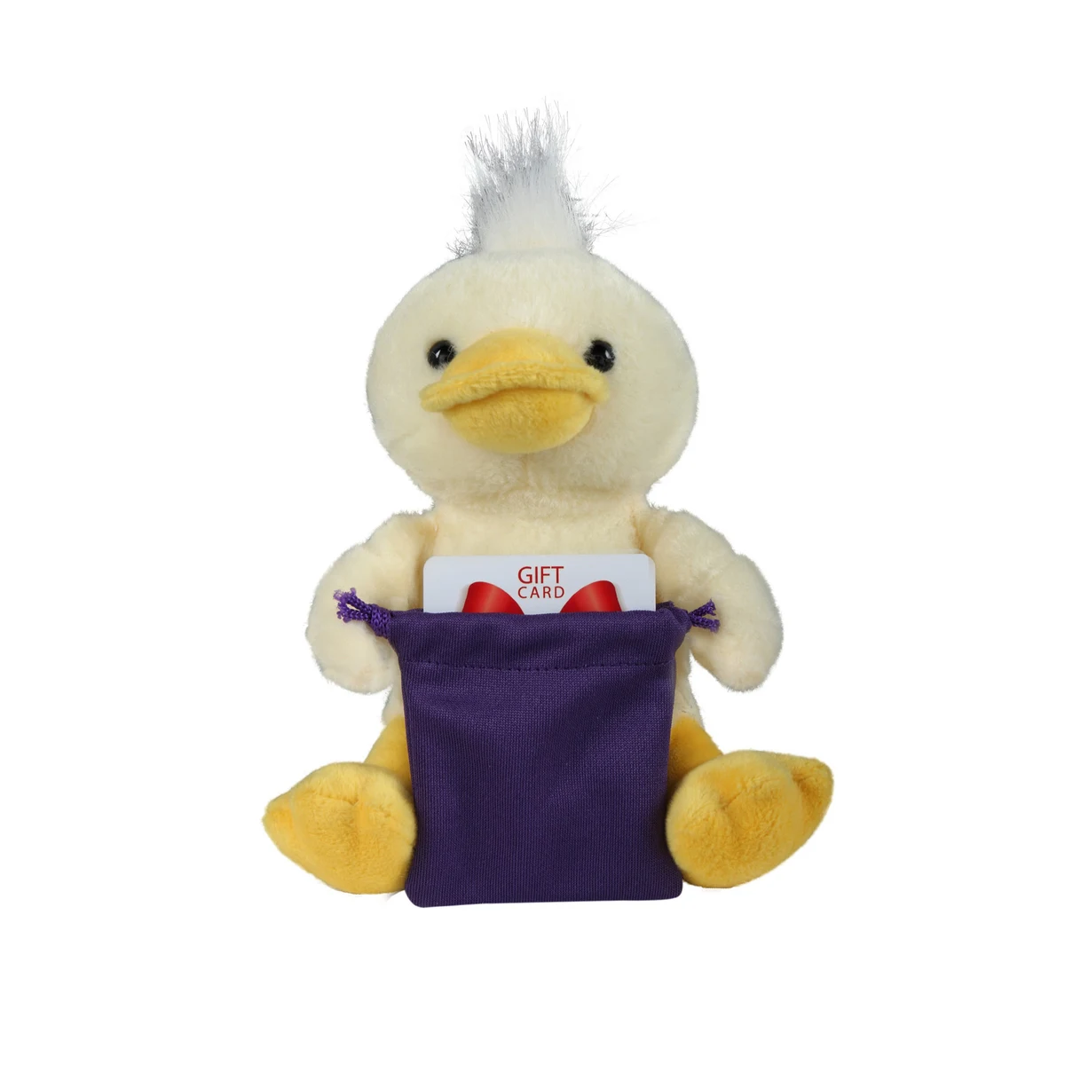 Soft Plush Sitting Duck With Gift Card Sack 1