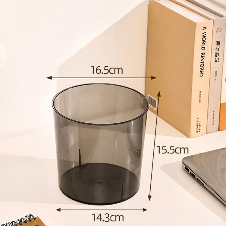 Transparent Trash Bin
