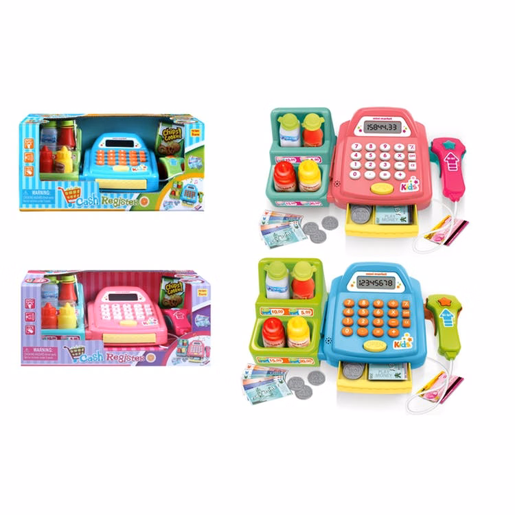 Cash Register Play Sets - Sound & Lights Batteries Not Included