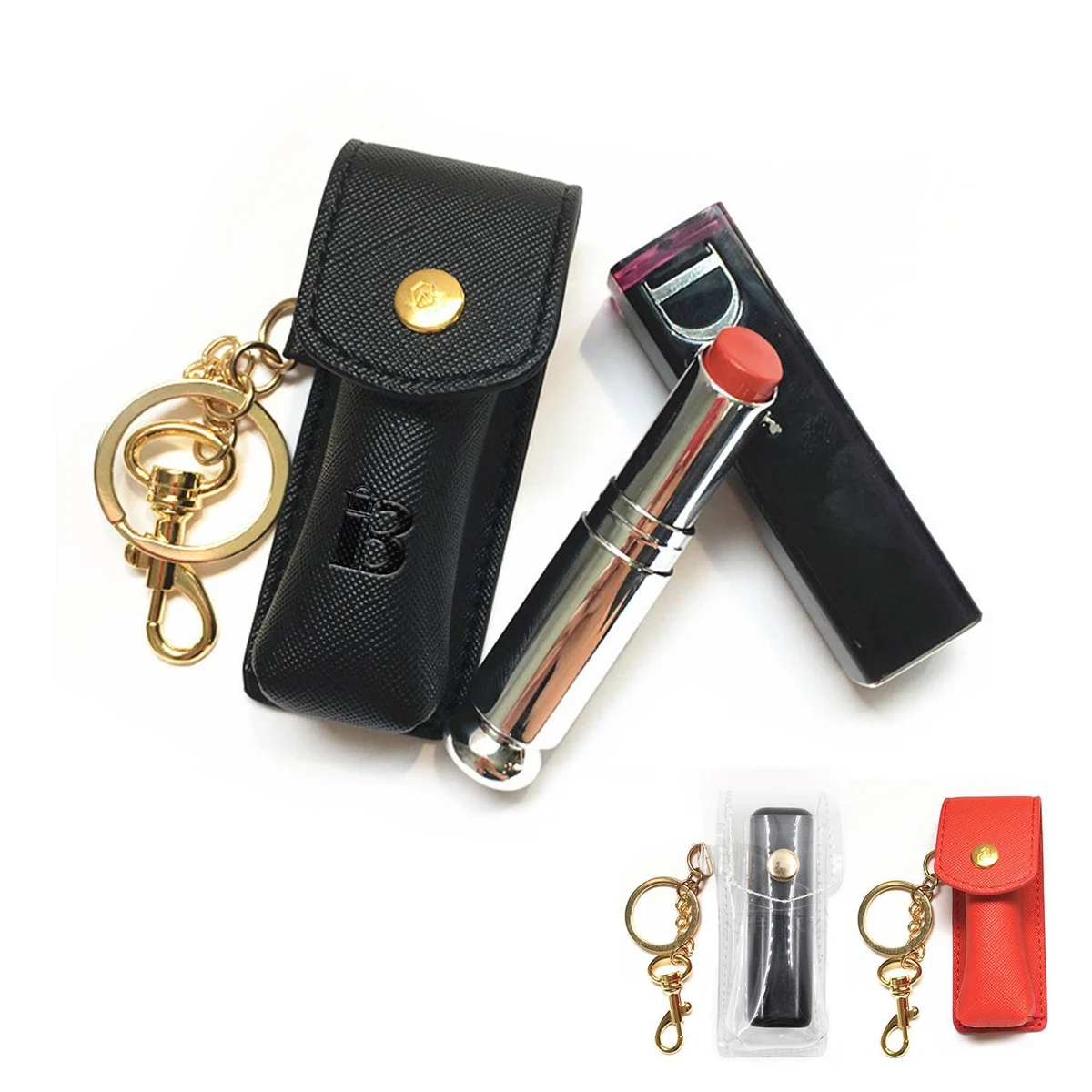 Lipstick Holder with Key Chain Storage Bag 1