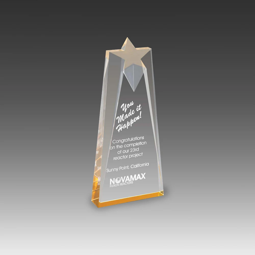 Star Crest Award (4"x8"x1") 1