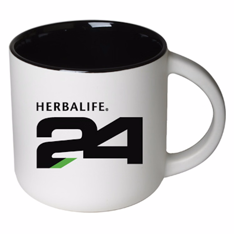 14 oz Sedona Mug - Matte White Out/Gloss Black In