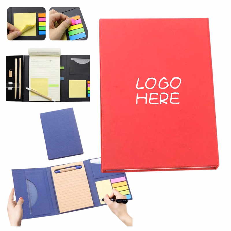 Kraft Paper Cover Notepad Set-Memo Pads Sticky Notes