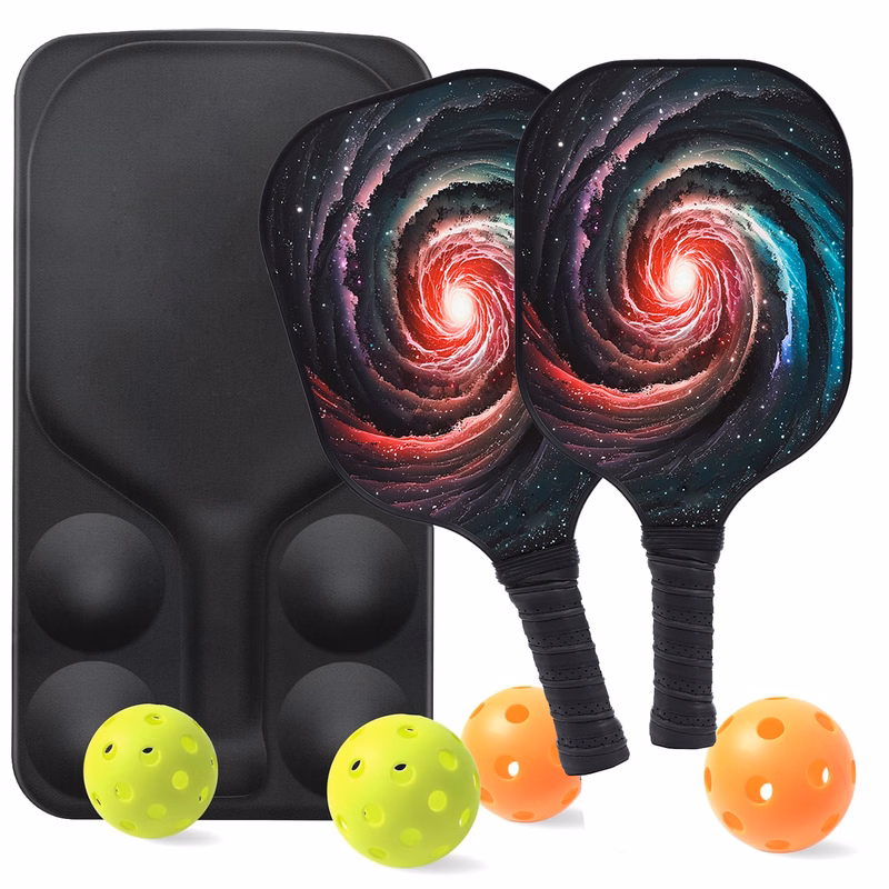 Fiberglass Pickleball Set for Kids w/ EVA Bag