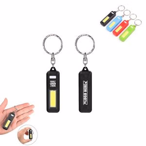 Bar Shaped LED Flashlight With Keychain 3 Light Modes