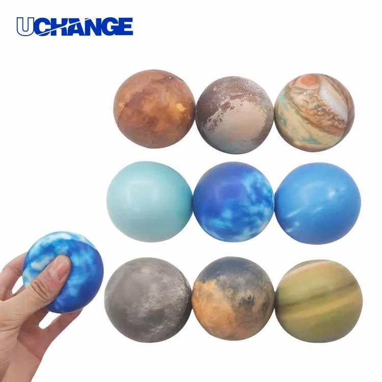 PU Planet Stress Ball for Promotions