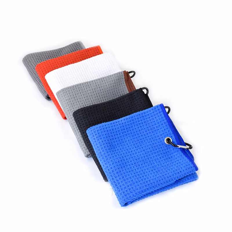 Waffle Microfiber Golf Towel