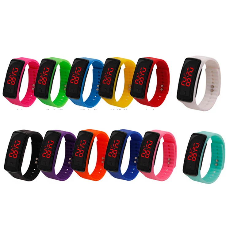 LED Environmental Silicone Watch Portable 1