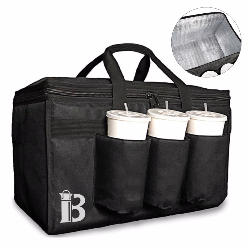 Oxford Insulated Food Delivery Bag w/ Aluminum Foil Lining