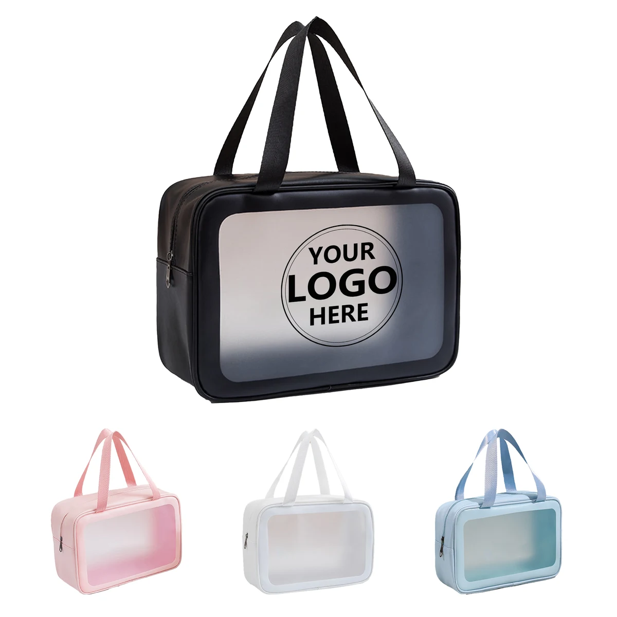 Transparent PVC Makeup and Toiletry Bag 1