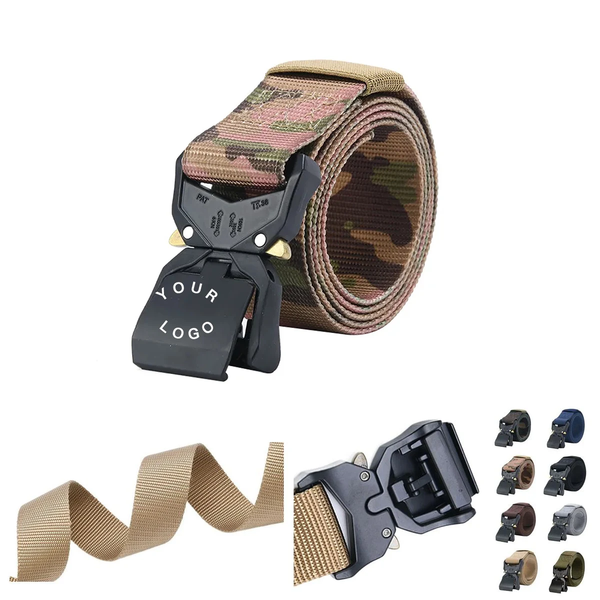 Durable Nylon Tactical Belt For Military Gear 1