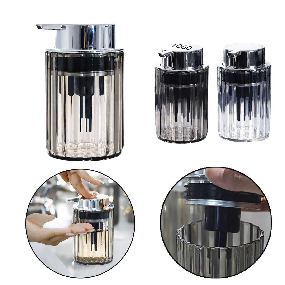 Multi Use Press Foam Bottle For Liquid Soap 1