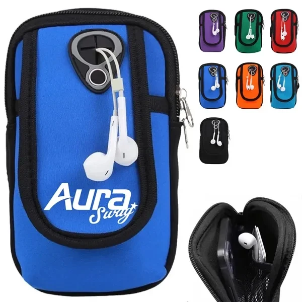 Custom Waterproof Running Arm Pouch with Headphone Jack — Gym & Fitness 1