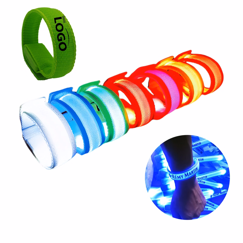 LED Glow Wristband with Logo Customization