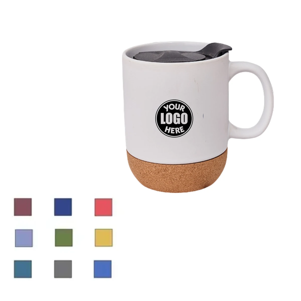 Ceramic Cup w/Cork Bottom 1
