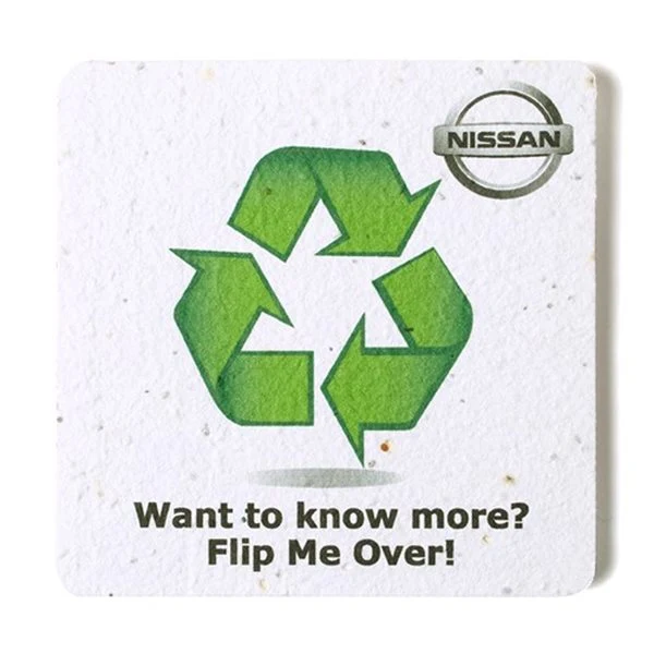 Seed Paper Coaster - 3.5 square 1
