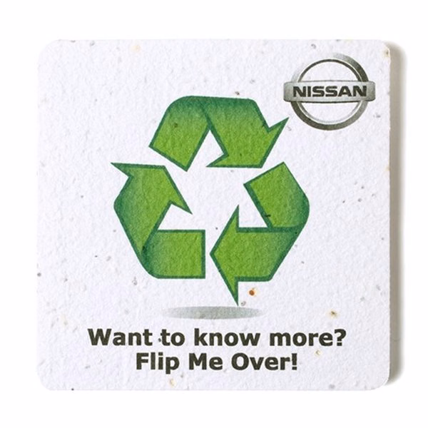 Seed Paper Coaster - 3.5 square