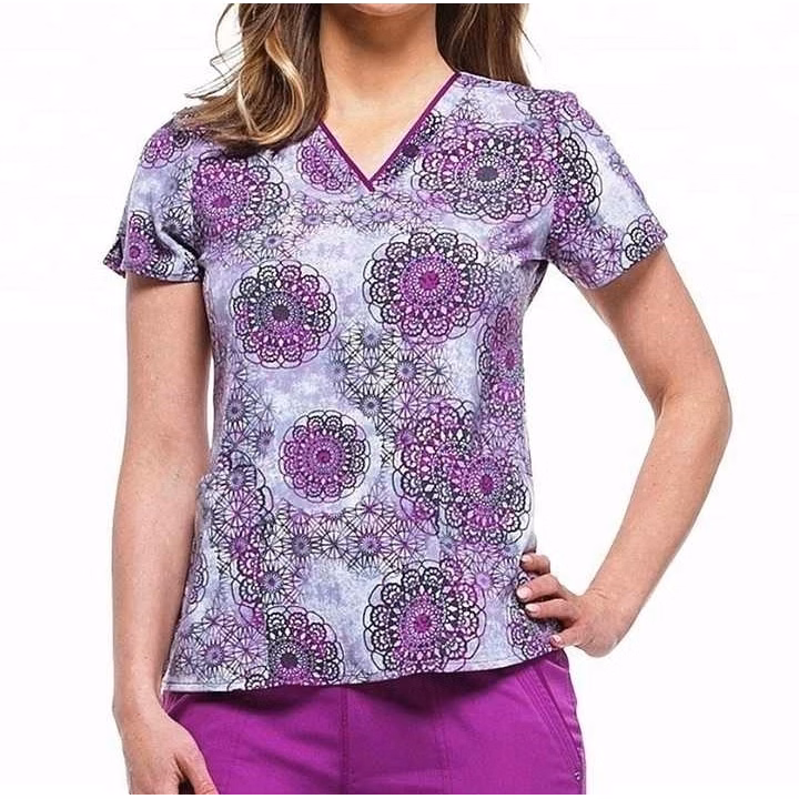 Custom Cotton All-Over Print Scrubs
