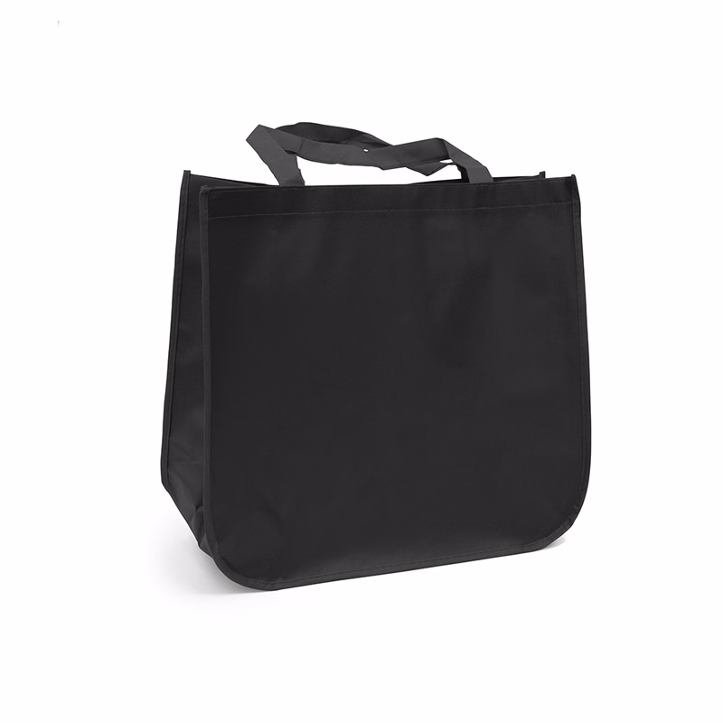 Large laminated Grocery Tote with heat transfer logo