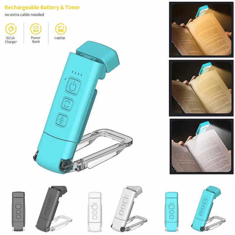 Reading Book Clip Night Light With USB Charging