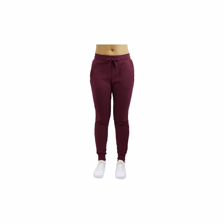 Women's Classic Jogger Sweatpants - S-2X Burgundy Fleece