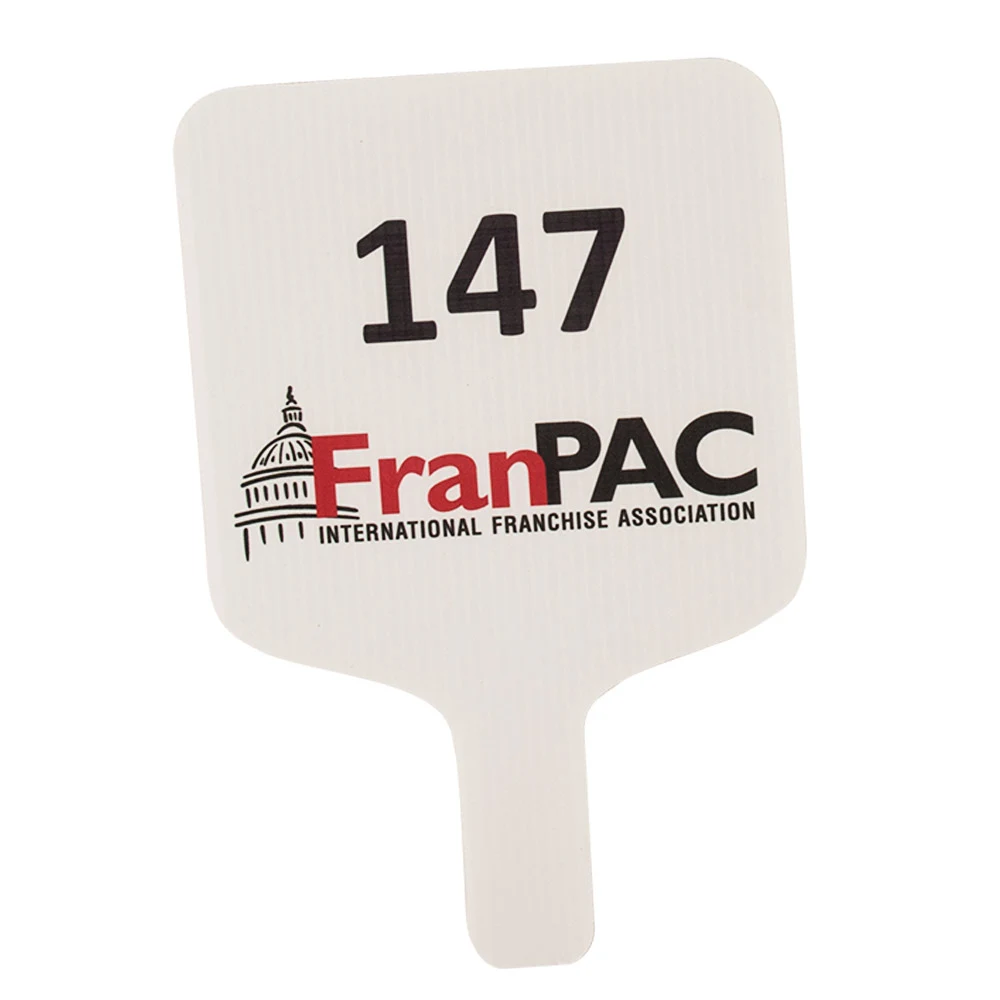 Auction Paddle 1