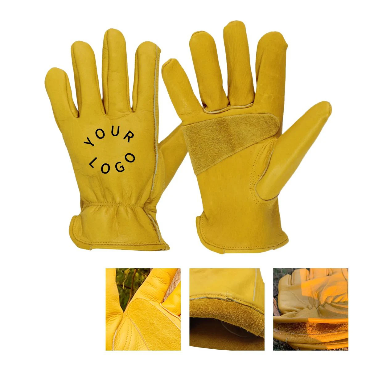 Durable Cowhide Gloves for Heavy Duty Work 1