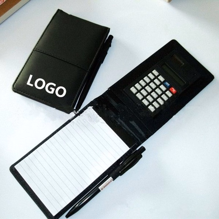 Portable Business Notebook Pad with Calculator inside