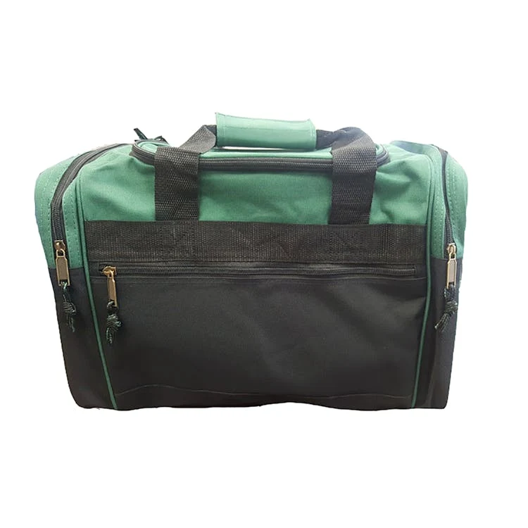 17" Duffel Bags - Forest Green with Black 1