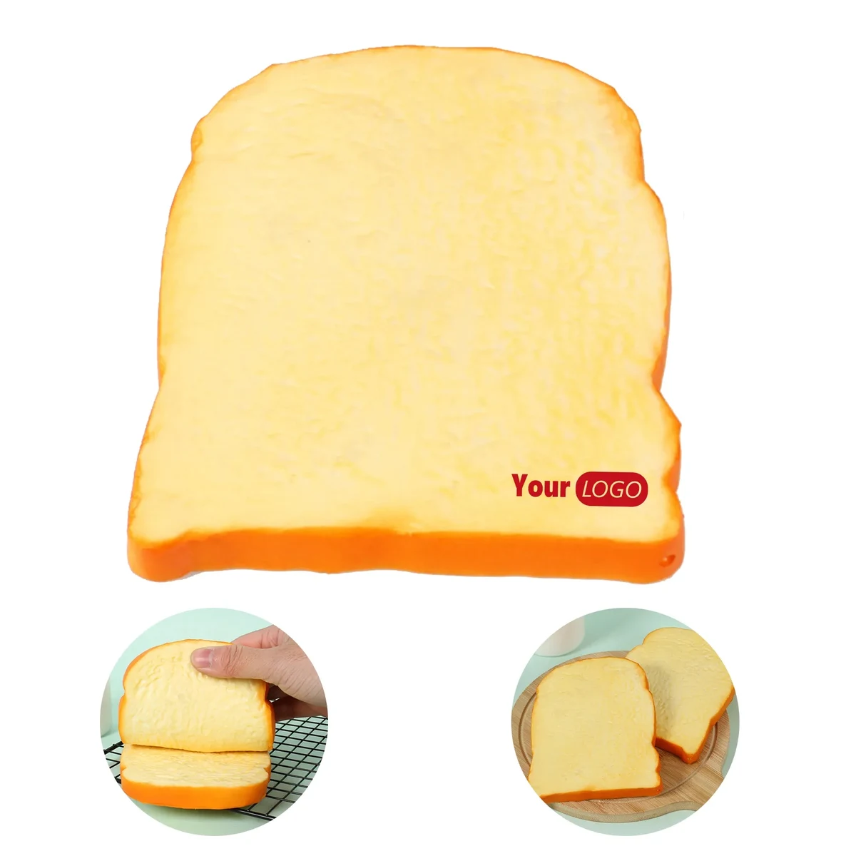 PU Simulation Dessert Toast Bread Model 1