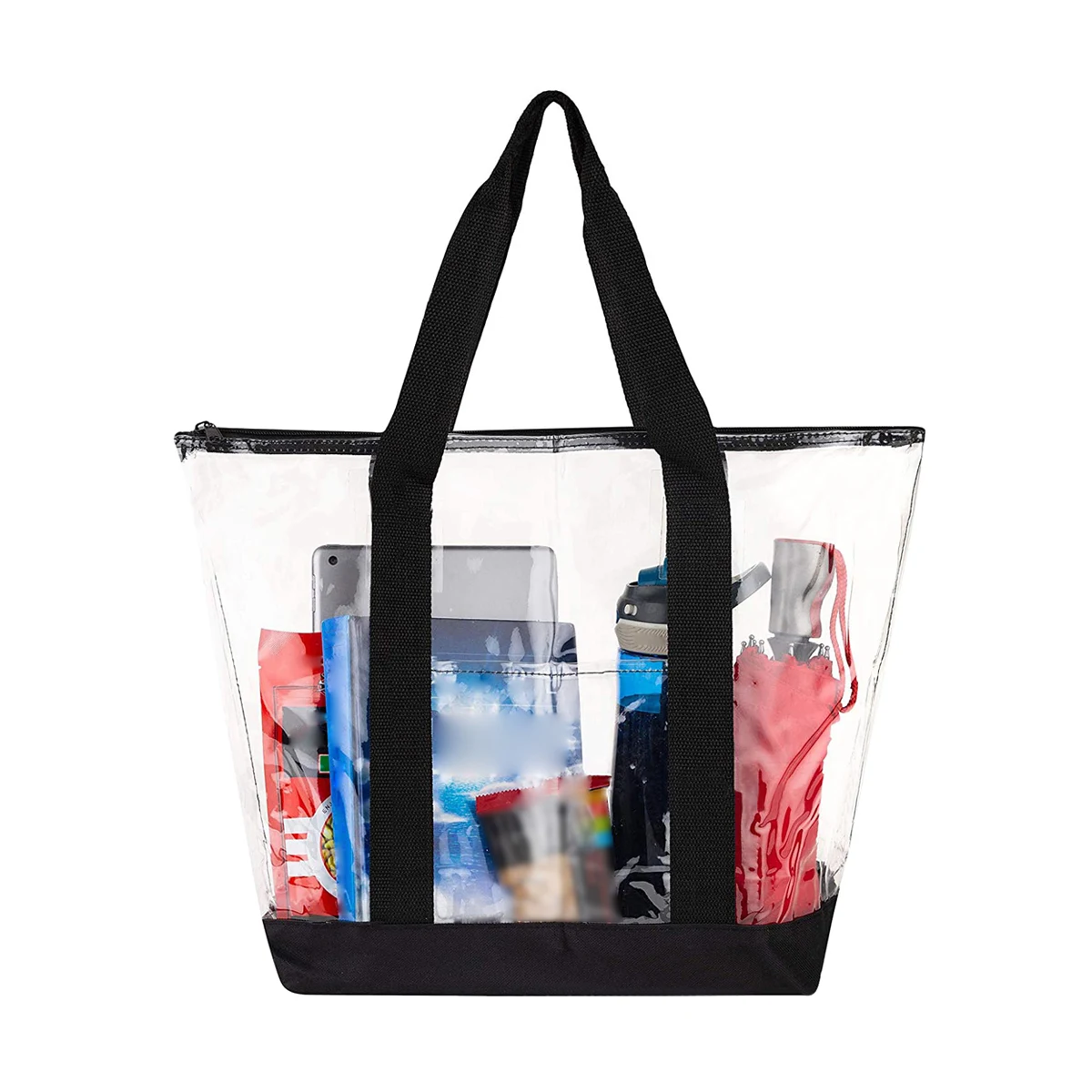 Clear PVC Shoulder Tote Bag 1