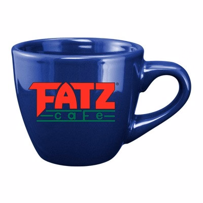 3.5 oz custom restaurant espresso cup - Cobalt Blue