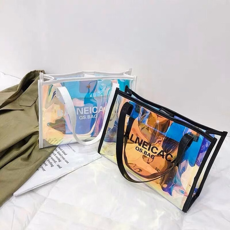 Holographic Transparent PVC bag/ Iridescent Bag
