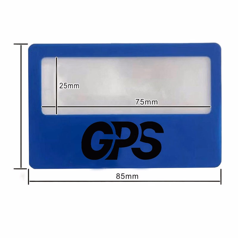 Ultra Thin Fresnel Portable Card Magnifying Glass