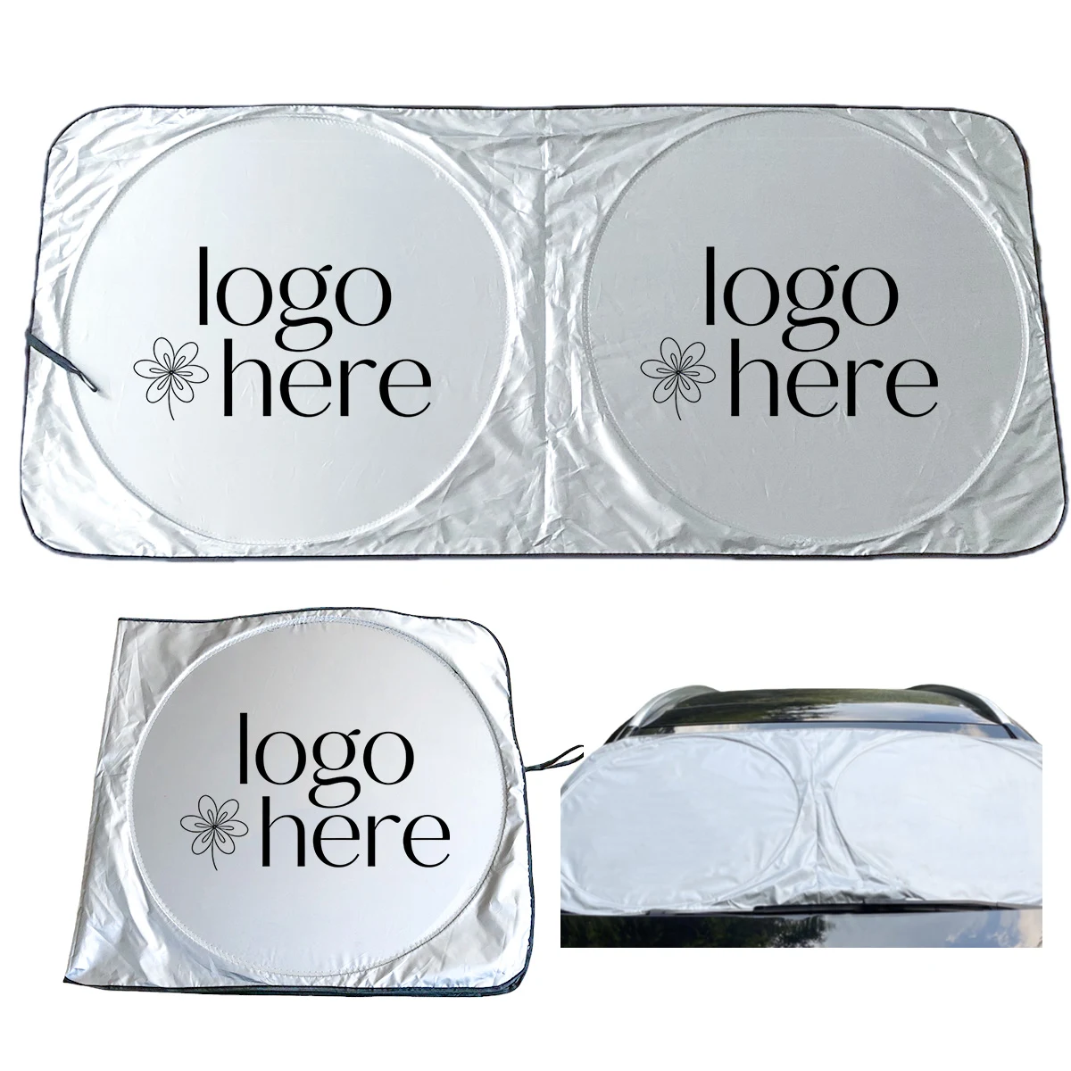 Portable Collapsible Car Windshield Sun Shade 1