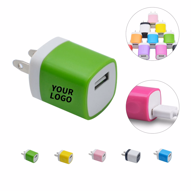 Dual Port Compact Wall Charger With Surge Protection