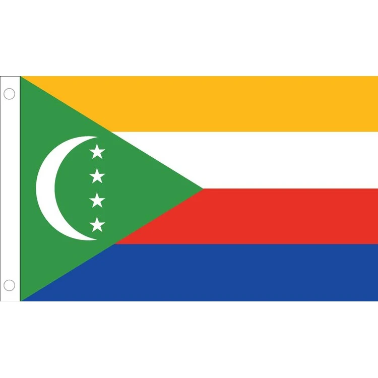 Comoros Flag - 3' x 5' - Nylon 1