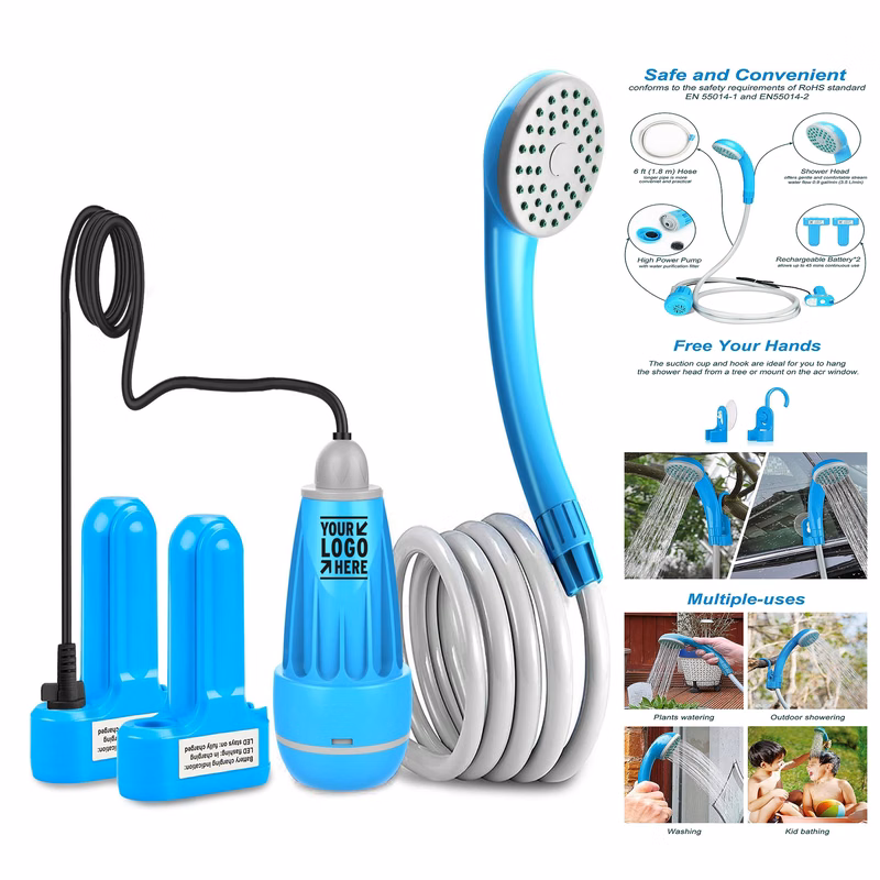 Outdoor Camping Electric Rechargeable Portable Shower Pump