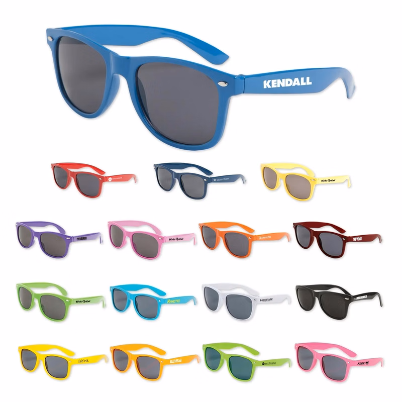 Promotional gifts sunglasses street shooting rainbow party