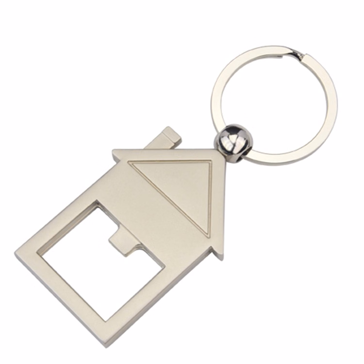 House Bottle Opener Key Ring