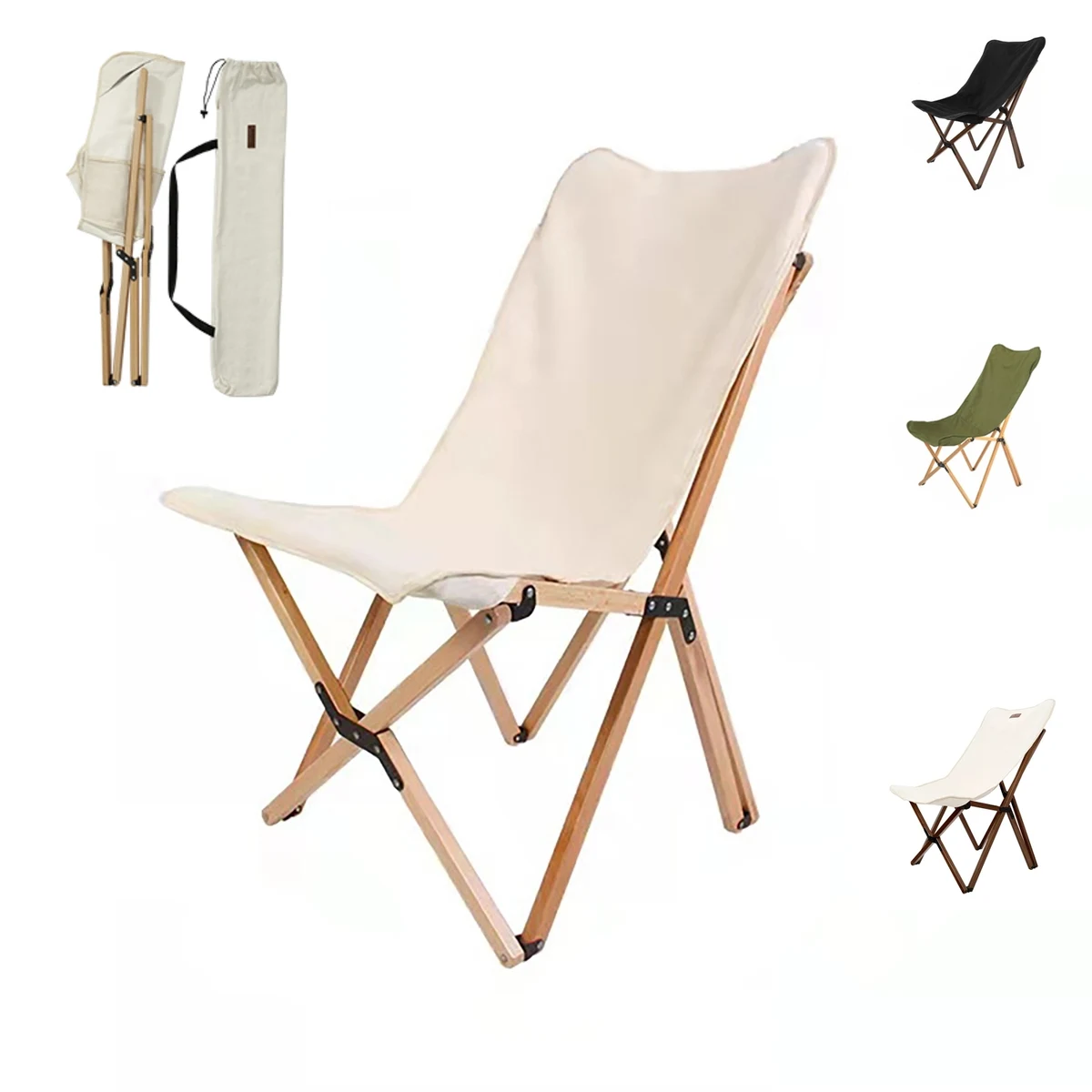 Camping Folding Wood Chair 1
