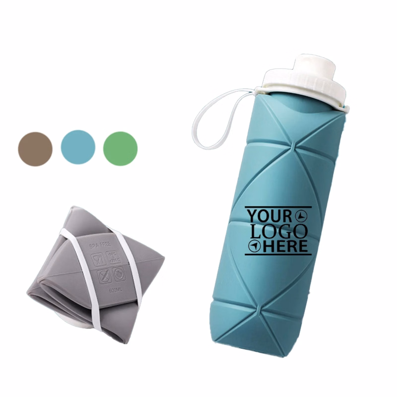 20oz Scalable Silicone Sport Bottle