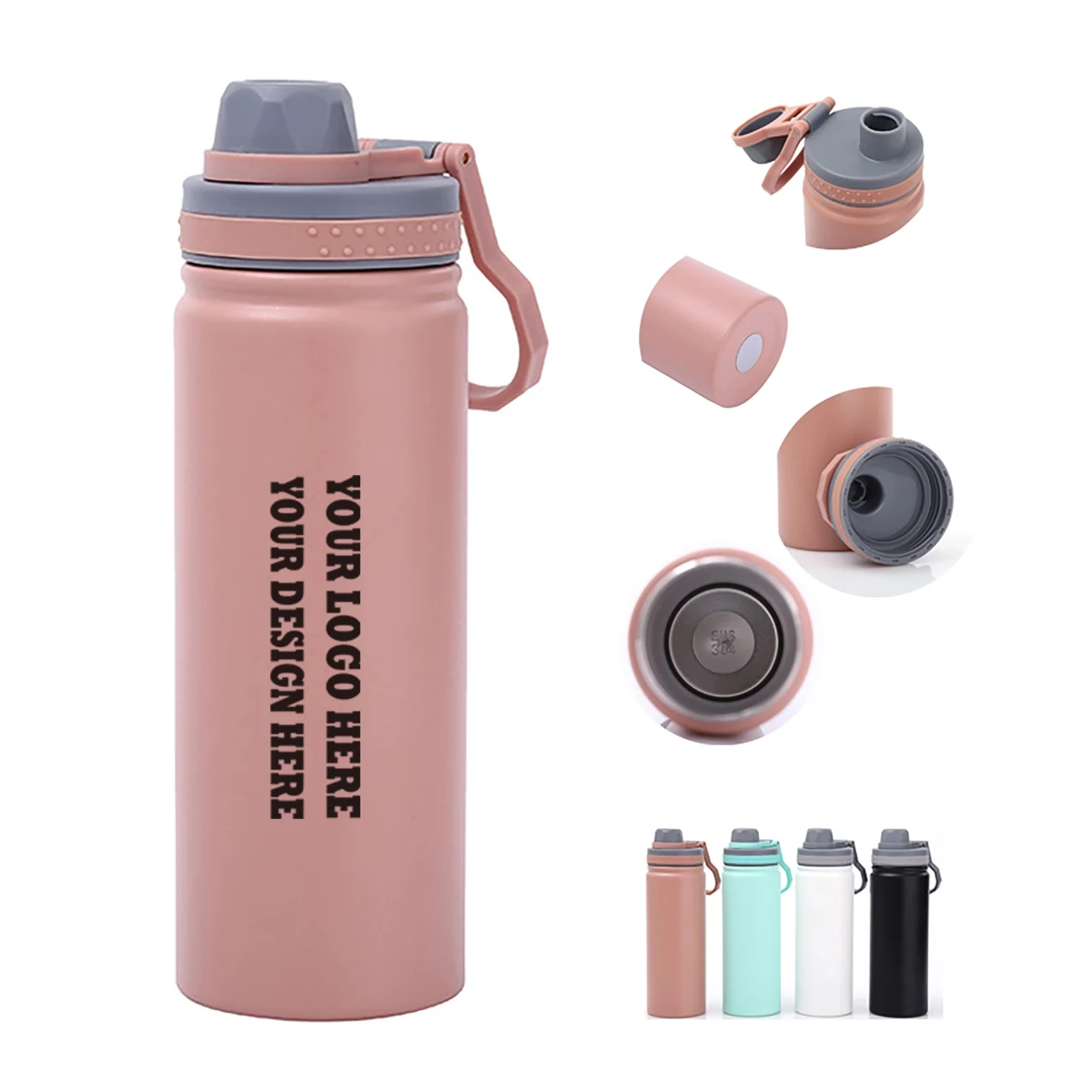 18 oz.Stainless Steel Sport Bottle 1