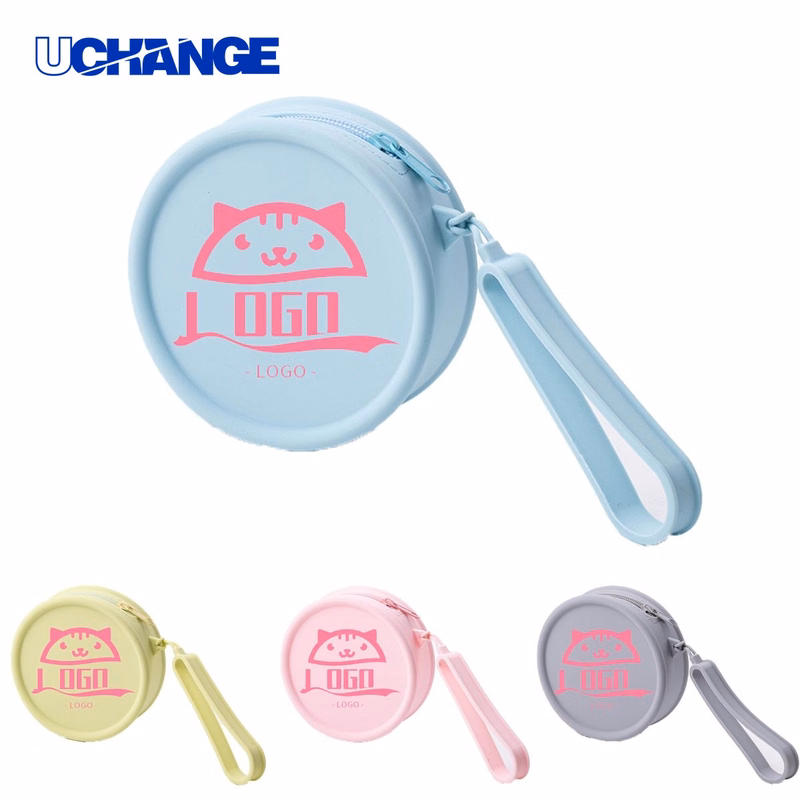 Medium Round Silicone Waterproof Storage Bag Organizer