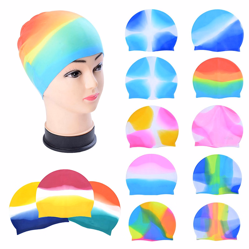 Waterproof Silicone Adult Swim Cap