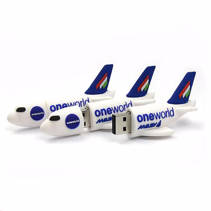 Airplane shaped flash drive