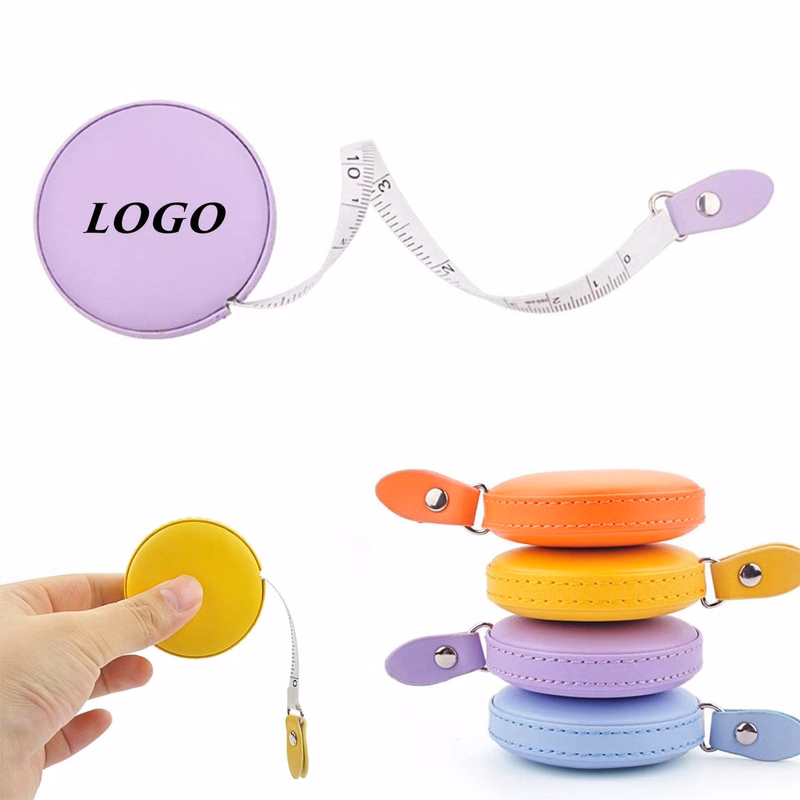 Round PU Leather Measuring Tape MOQ 80PCS